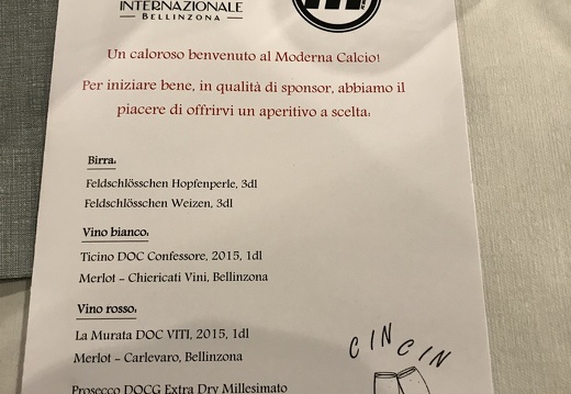 Cena Hotel Internazionale 1